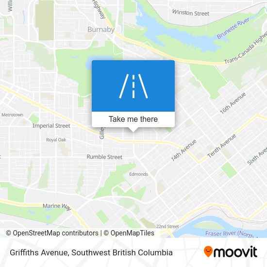 Griffiths Avenue map
