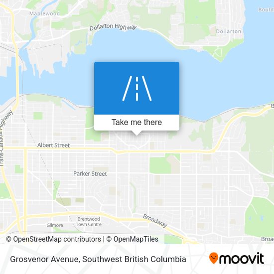 Grosvenor Avenue map