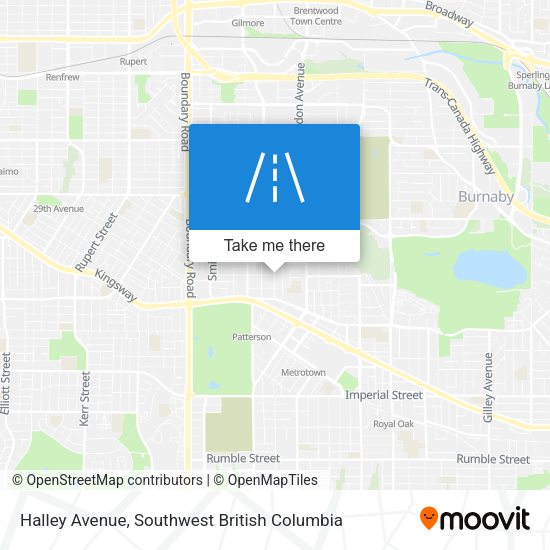 Halley Avenue map