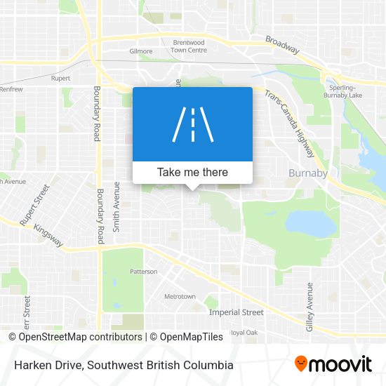 Harken Drive map
