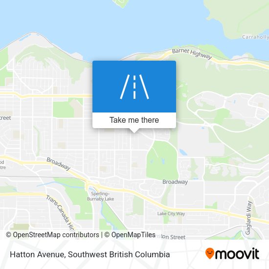 Hatton Avenue map