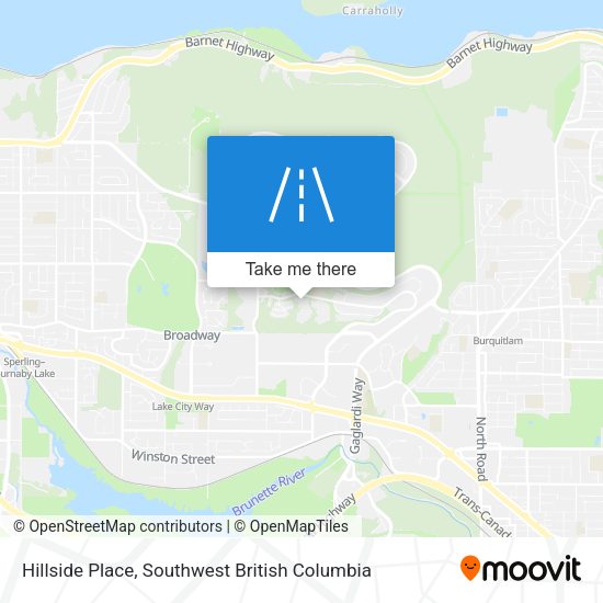 Hillside Place map