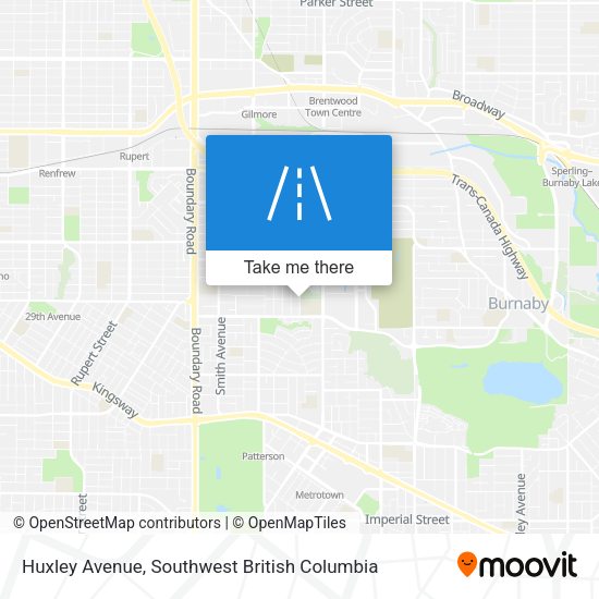Huxley Avenue plan