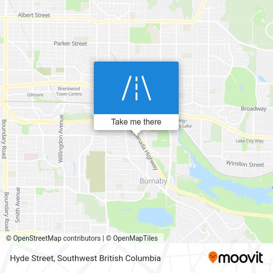 Hyde Street map