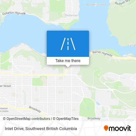Inlet Drive map