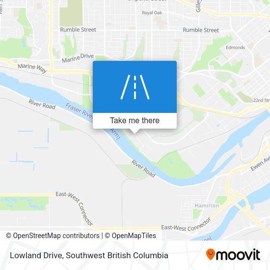 Lowland Drive map