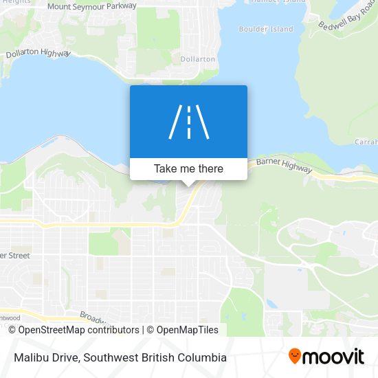 Malibu Drive plan
