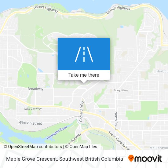 Maple Grove Crescent map