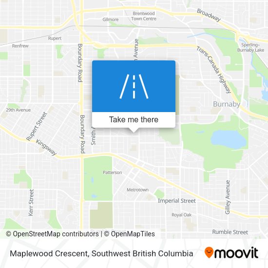 Maplewood Crescent plan
