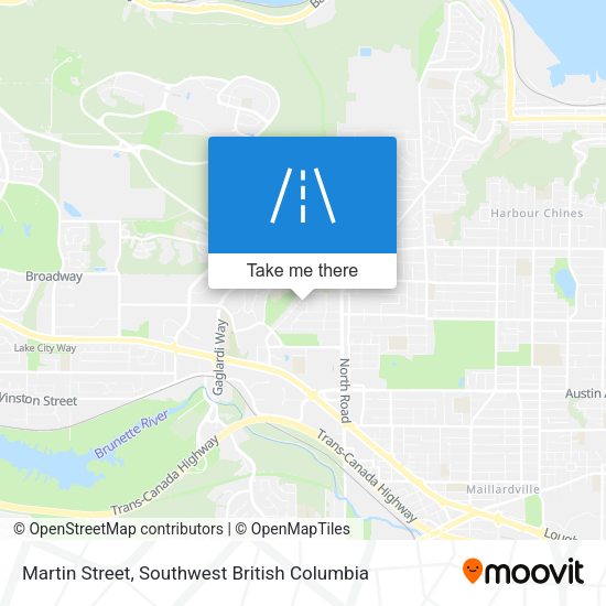 Martin Street map