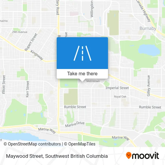 Maywood Street plan