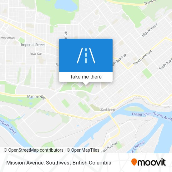 Mission Avenue map