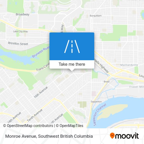 Monroe Avenue map