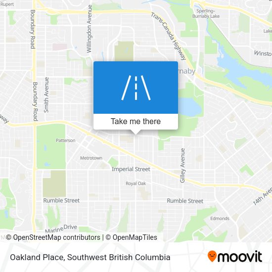 Oakland Place map