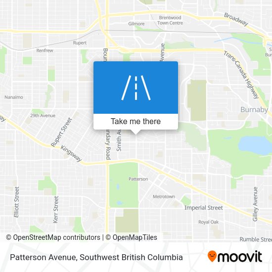 Patterson Avenue map