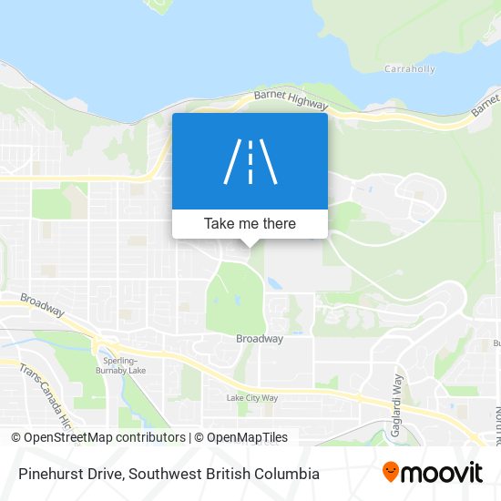 Pinehurst Drive map