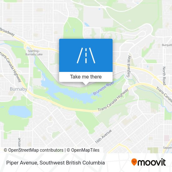 Piper Avenue map