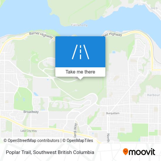 Poplar Trail map