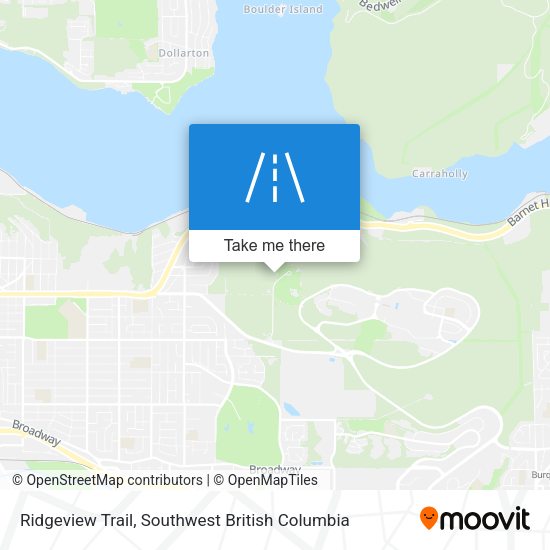 Ridgeview Trail map
