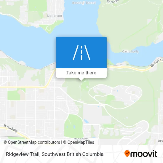 Ridgeview Trail map