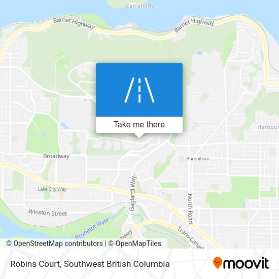 Robins Court map
