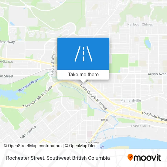 Rochester Street map