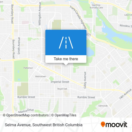 Selma Avenue map