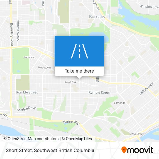 Short Street map