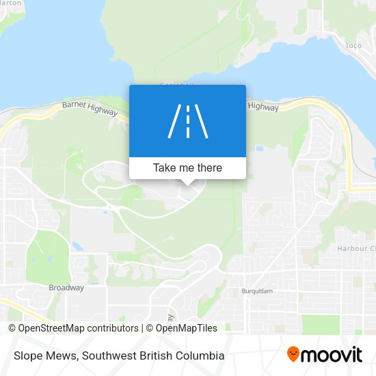 Slope Mews map