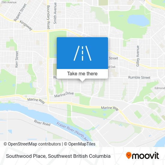 Southwood Place map