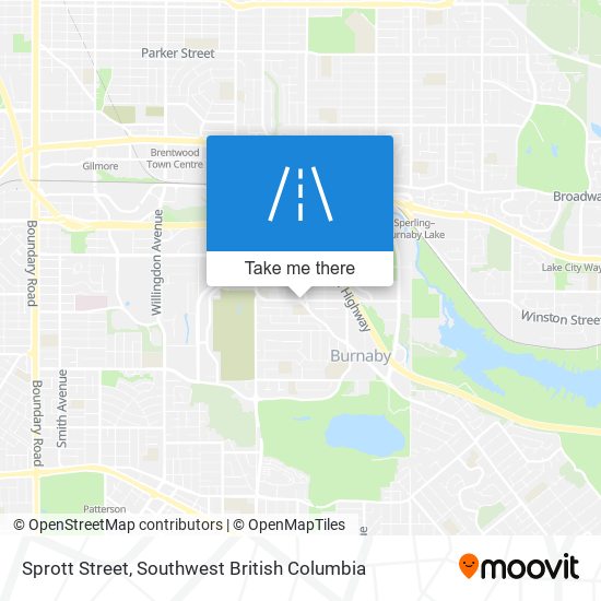 Sprott Street map