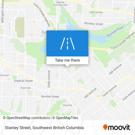 Stanley Street map