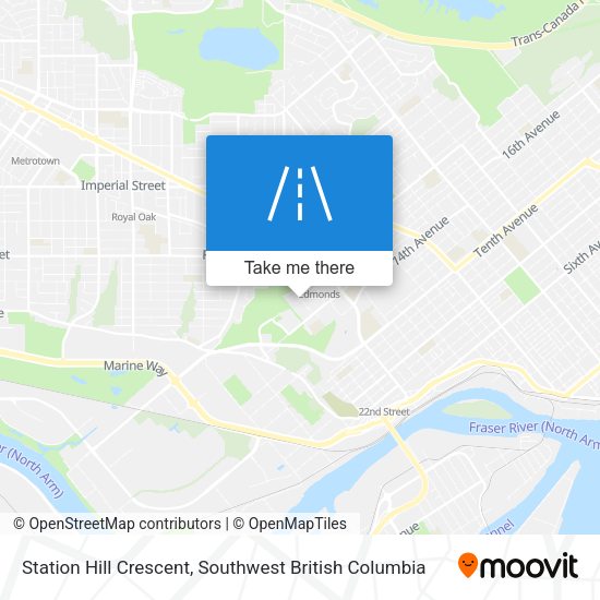 Station Hill Crescent map