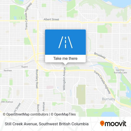 Still Creek Avenue map