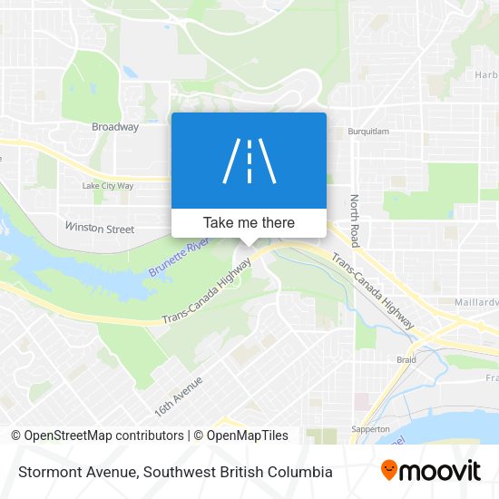 Stormont Avenue map