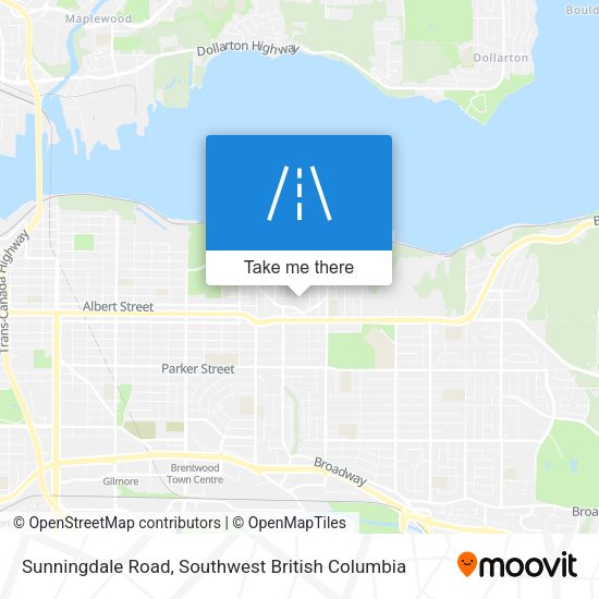 Sunningdale Road map