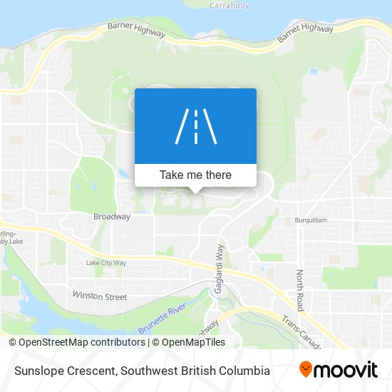 Sunslope Crescent map