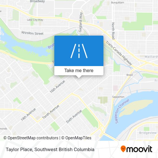 Taylor Place map