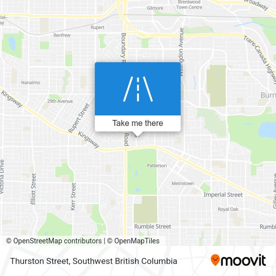 Thurston Street plan
