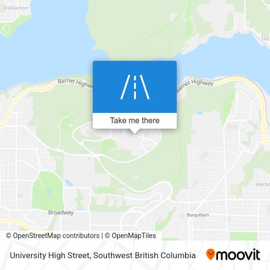 University High Street map