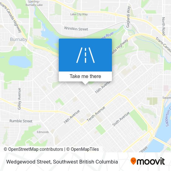 Wedgewood Street map