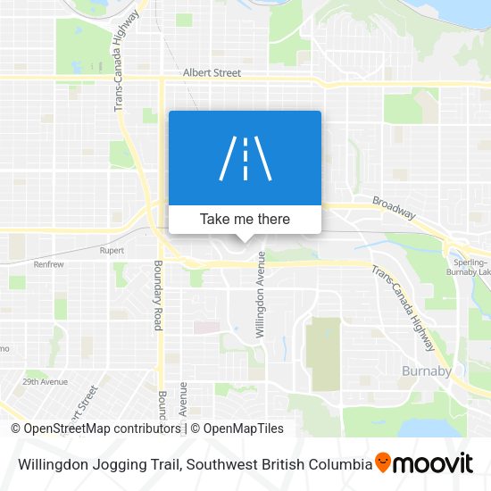 Willingdon Jogging Trail map