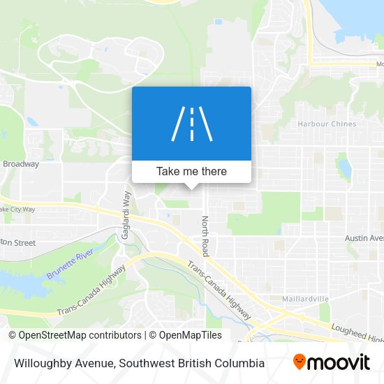 Willoughby Avenue map