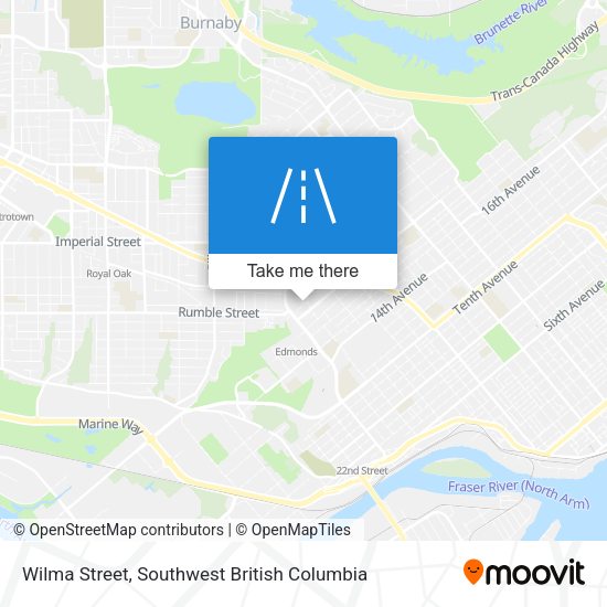 Wilma Street map