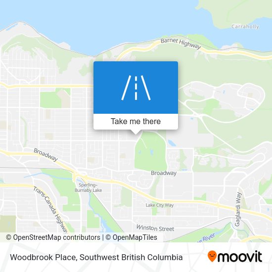 Woodbrook Place map