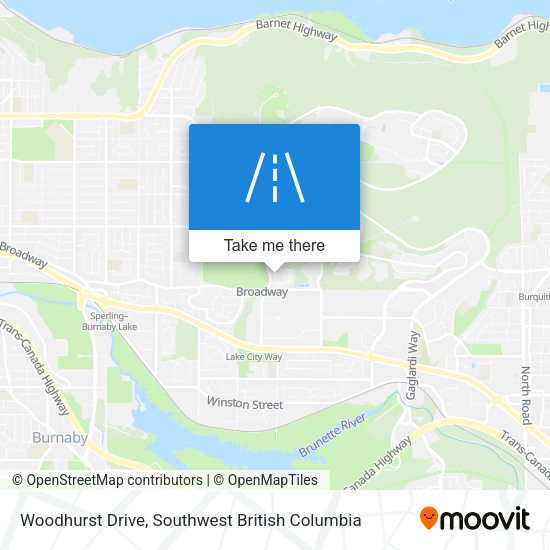 Woodhurst Drive map