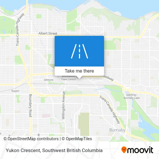 Yukon Crescent map