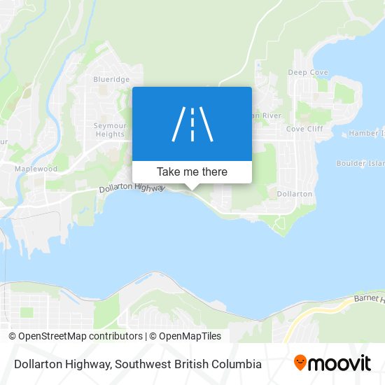 Dollarton Highway map