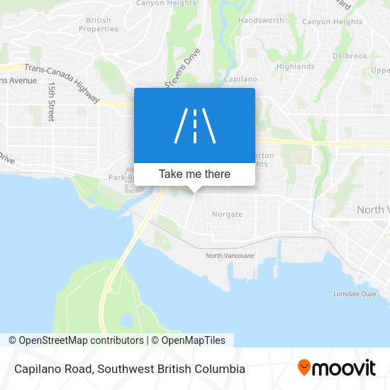 Capilano Road map