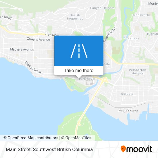 Main Street map